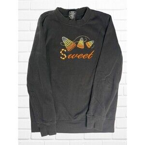 Holiday Editions Women's‎ Sweatshirt Small Halloween Candycorn Sweet